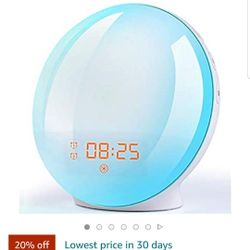 New in box Wake up Alarm Clock Light