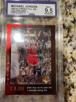 Michael Jordan 1999 UD Career Collection #59 The Final Shot CCG 9.5