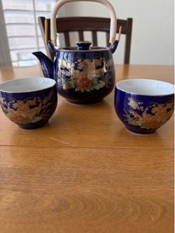 Traditional Japanese Kutani Teaset