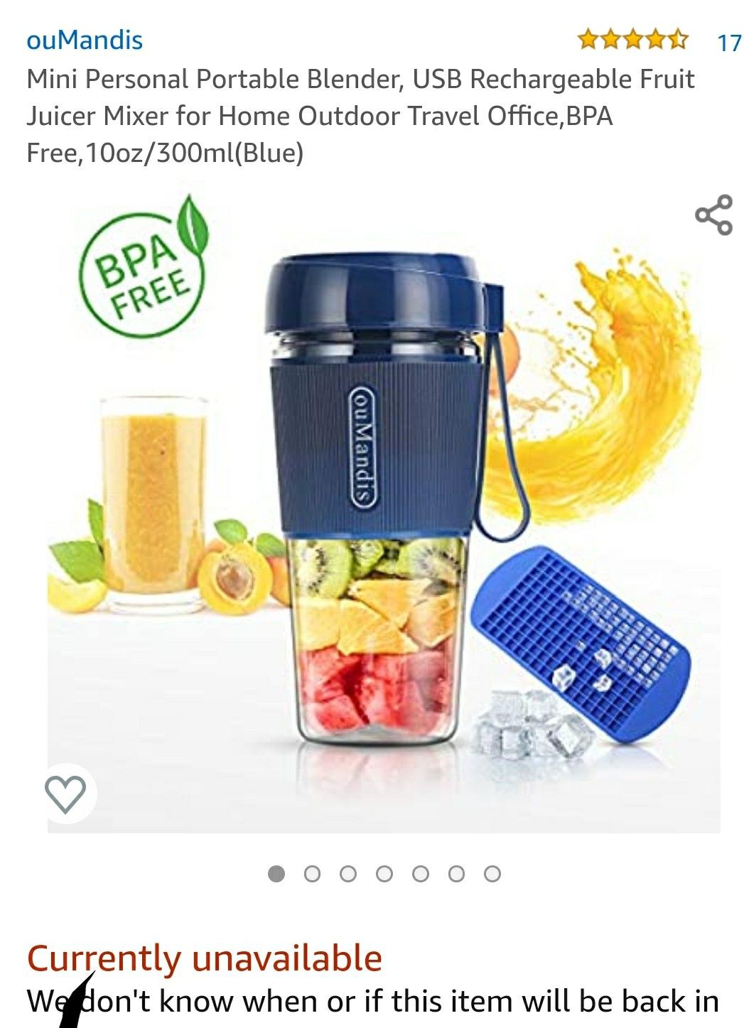 Portable blender