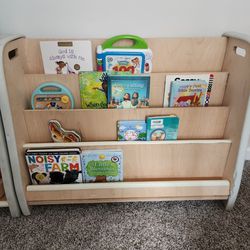 Kids Bookshelf Montessori Inspired 