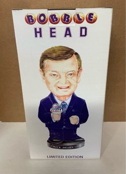 2002 Chick Hearn LA Lakers HOF Legendary Announcer BobbleHead SGA AM570 Just Sports RARE!