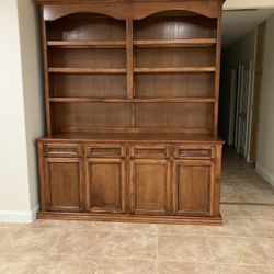 Beautiful large all wood bookcase