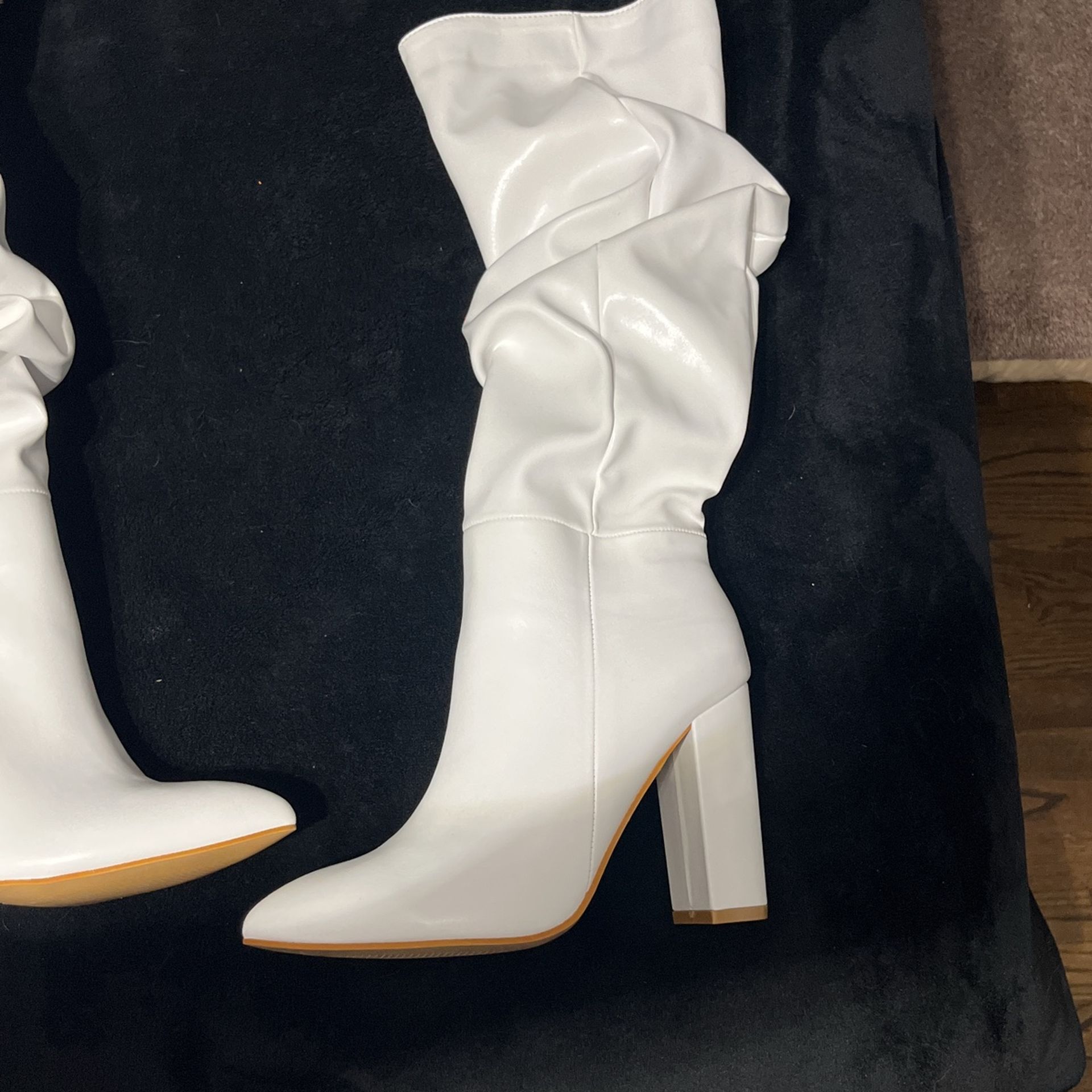 White Boots Heels