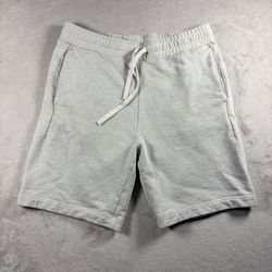 COS Sweat Shorts Men’s S Gray Cotton Drawstring Casual Lounge Minimalist #3444