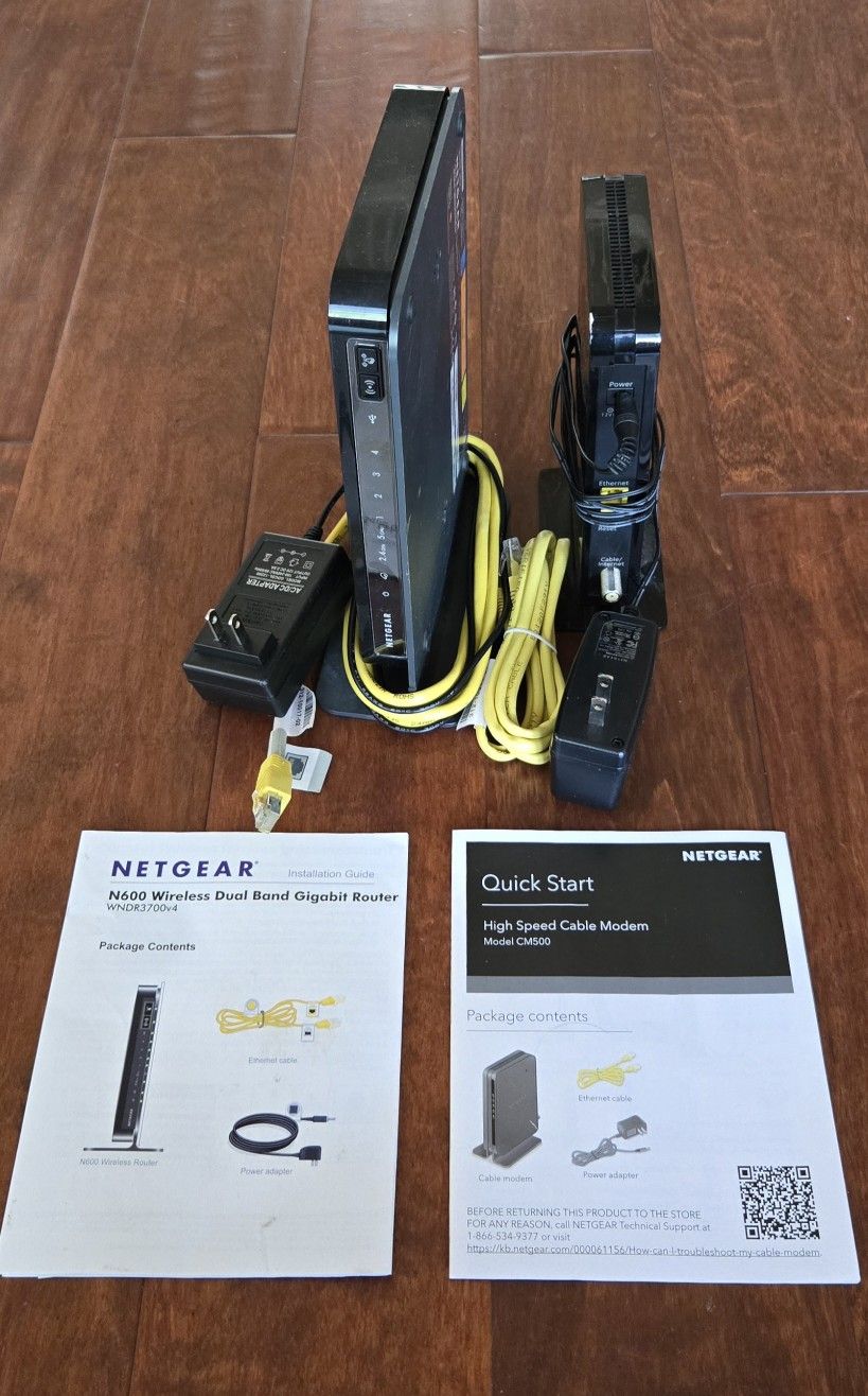 Cable Modem and Router
