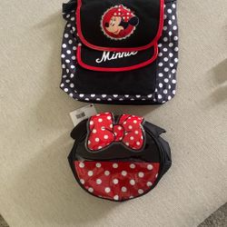 Minni Mouse Bag Set NWT