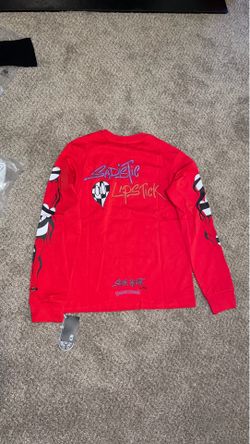 Chrome Hearts Sadistic Lipstick Red Long Sleeve #ChromeHearts * Brand new with tags Large back graphic details Graphic sleeves Ready to ship Open to o