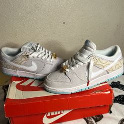 Dunk Low White Barber Edition 