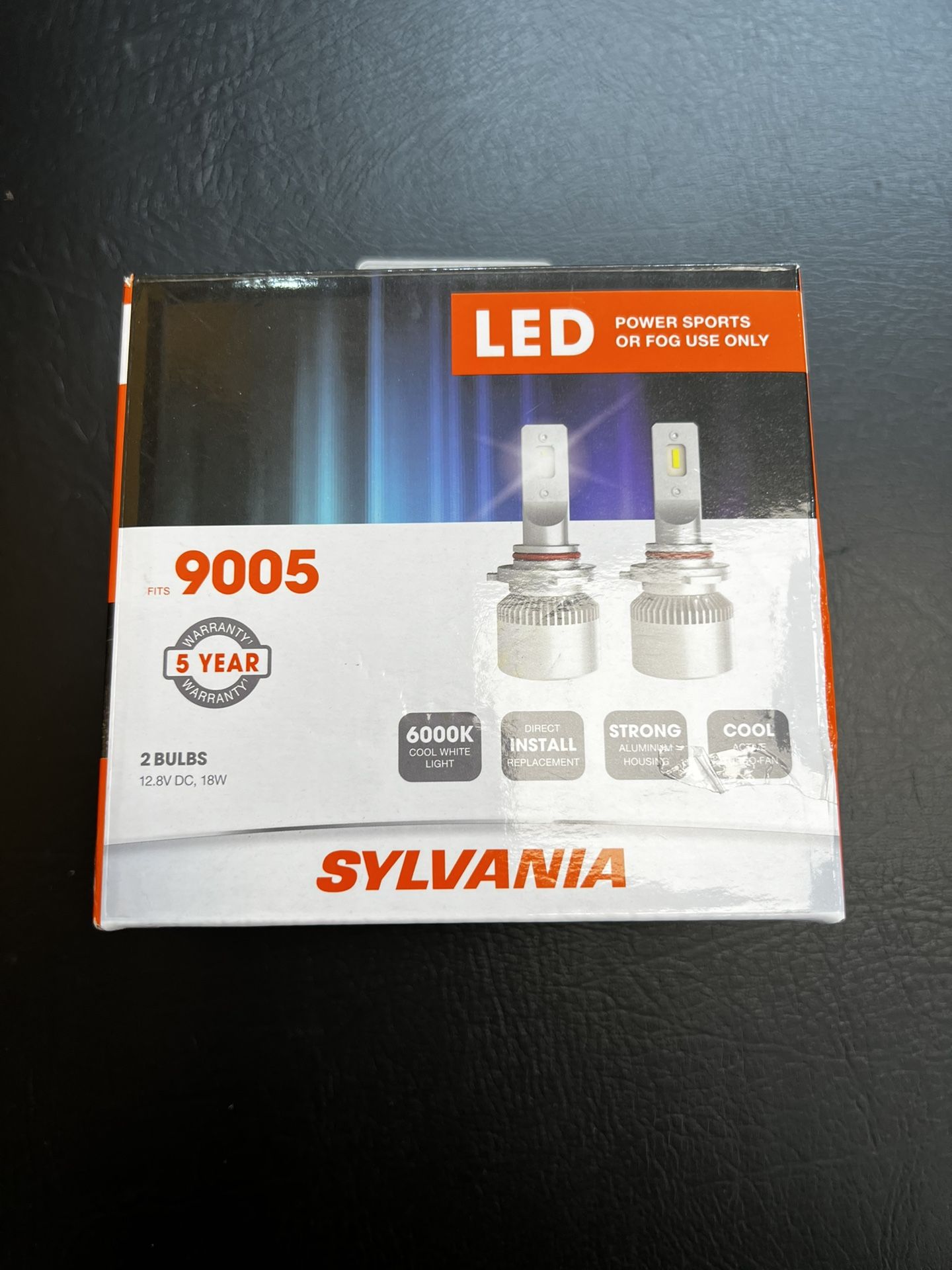 Sylvania 9005 LED Powersport Headlight Bulbs for Off-Road Use /Fog Lights 2 Pack
