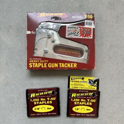 Arrow All Purpose Heavy Duty Staple Gun Tacker Model T-50