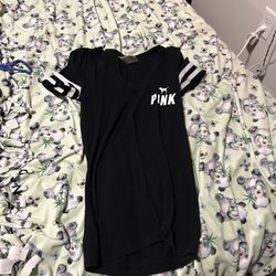 Pink Shirt Black xs 