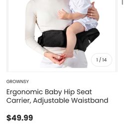 Grownsy baby hip carrier