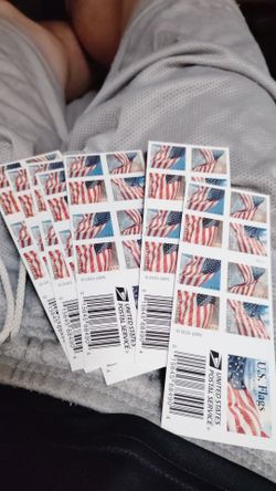$15  dollar book of 20 stamps