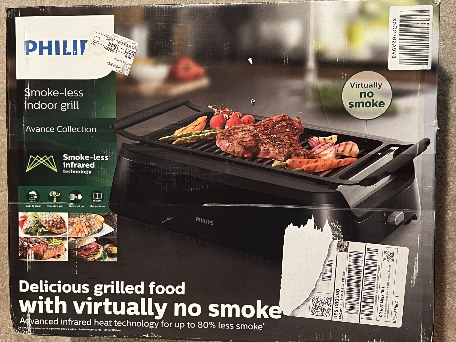 Philips Smokeless Indoor Grill (Model # HD6371) for Sale in Tustin, CA -  OfferUp