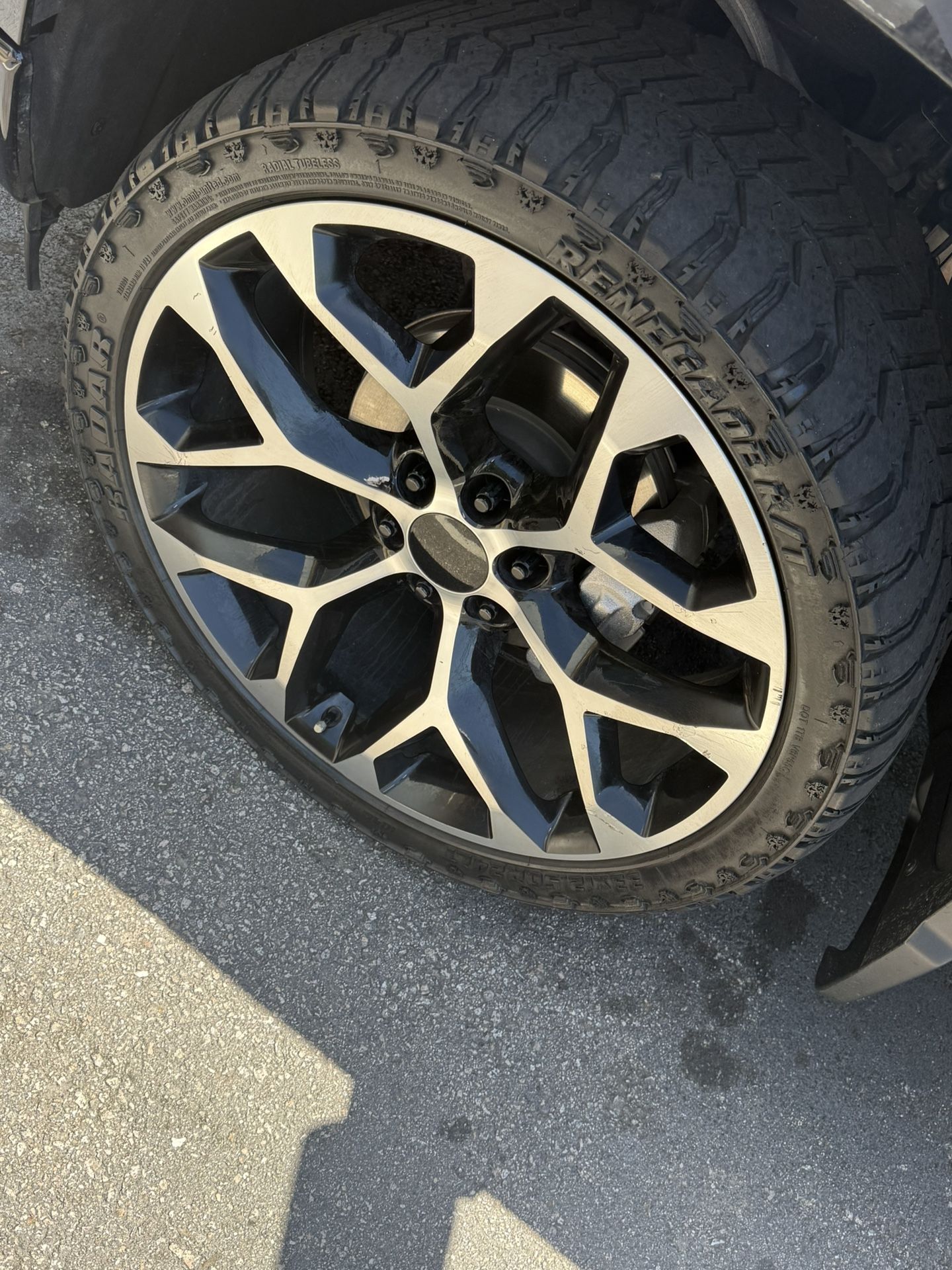 24 in Snowflake rims