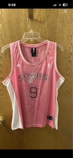 NBA Spurs pink Tony Parker #9 tank jersey XL