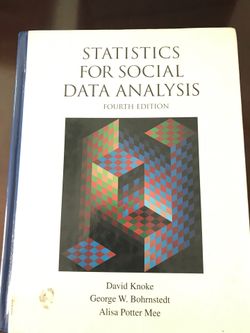 Statistics for social data analysis