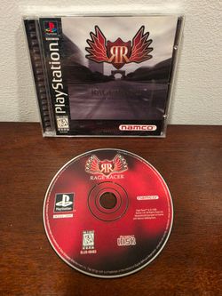 Rage Racer (Sony PlayStation 1, 1997) PS1 COMPLETE W/ CASE & MANUAL CiB