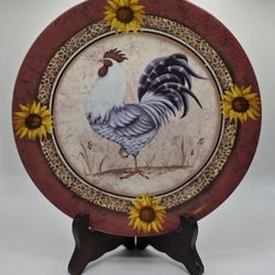 Beautiful Vintage Rooster Plate