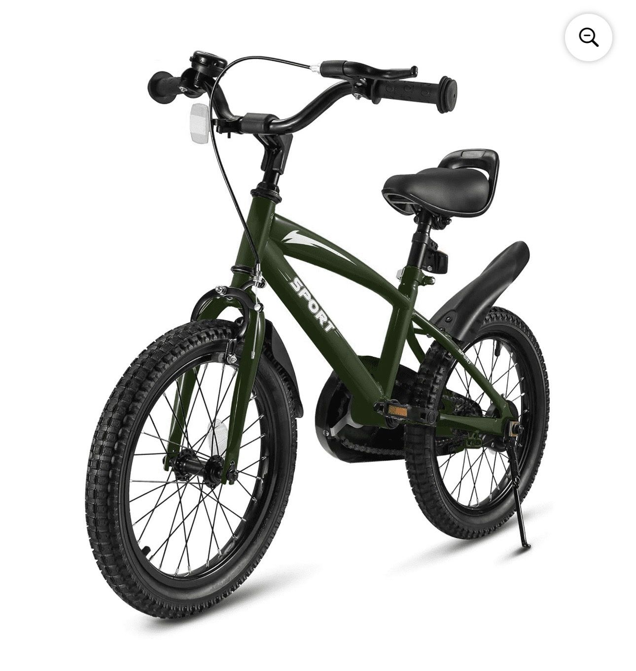 Boys' and Girls' 16" Training Wheel Bicycle Cycling, as a full-body exercise, not only helps children burn excess energy and maintain a hea