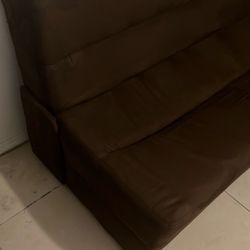 $139 Or Best Offer Adjustable Chocolate Suede Futon Lots Of Storage 