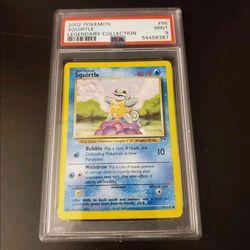 2002 squirtle legendary collection psa 9