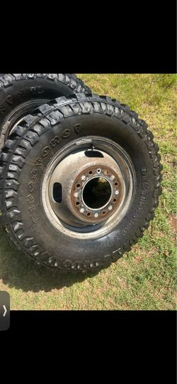 Rims and tire for dually 2017 f 350 ( set of 6 )