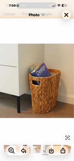 Trash can wood