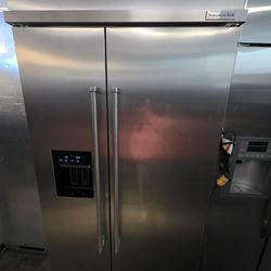 42" KITCHENAID BUILT IN STAINLESS STEEL REFRIGERATOR 