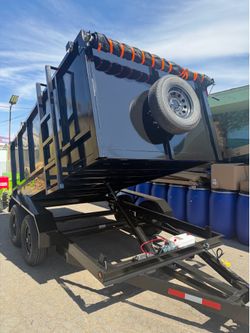 Smooth dump trailer