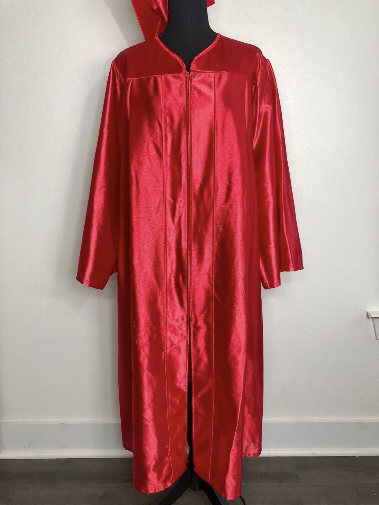 Graduation Cap And Gown Set - Unisex Red