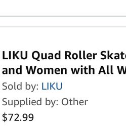 Like new!!! roller skates
