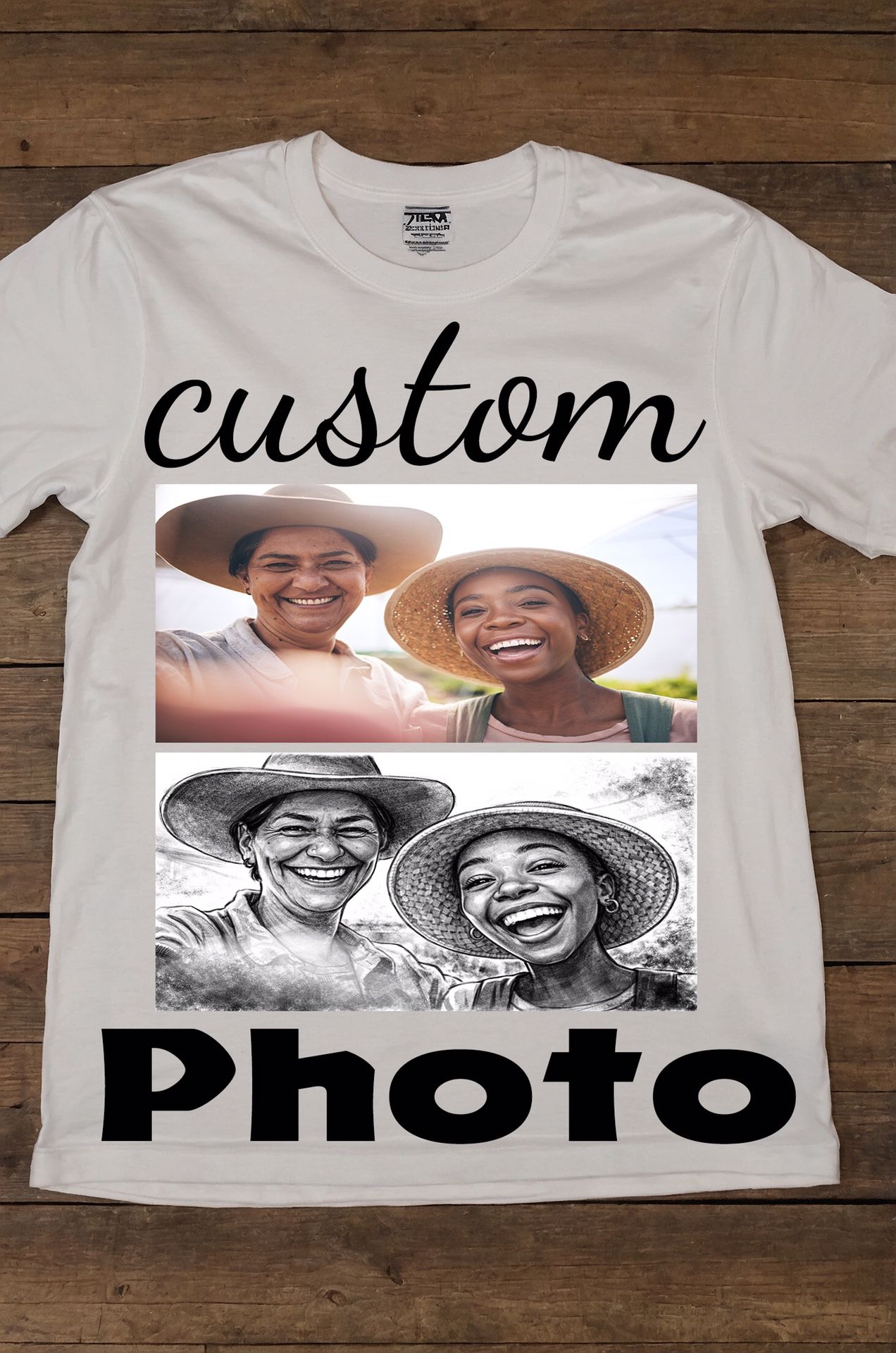 Small, medium, Large, extra large T-shirts