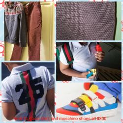 Gucci fendi and moschino bundle for kids