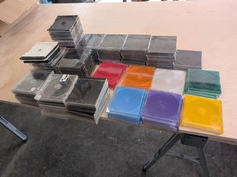 Many many MANY empty CD cases