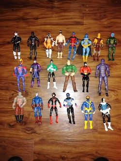 Full movement marvel and DC action figures