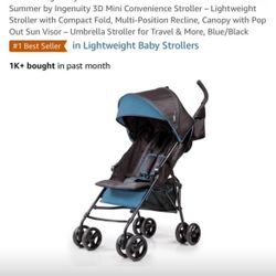 Summer by Ingenuity 3D Mini Convenience Stroller 