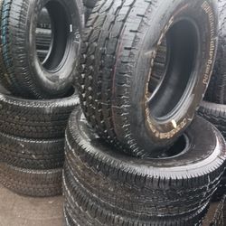 Used BFgoodrich P265/70R16 set of 4 tires
