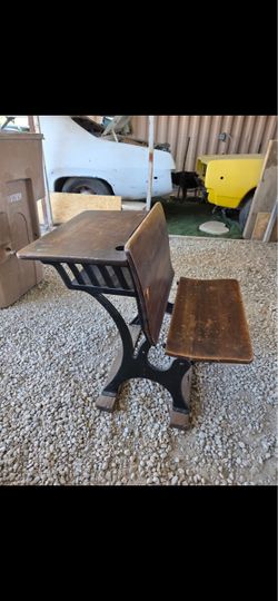 Antique school desk Antique school desk