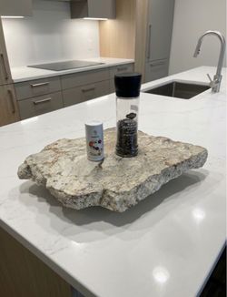 Marble Slab Kitchen Counter Display