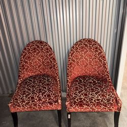 Antique Red Chairs