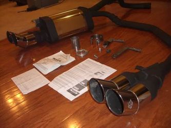 VW Mk4 *Rare* Exhaust, REMUS Quad Catback - Truly One-of-a-Kind