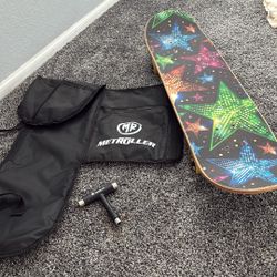 Metro roller Skateboard With Cover And Tool 