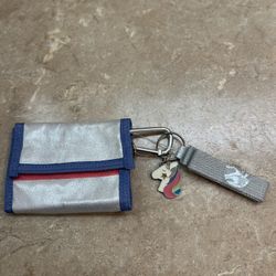 Girls Unicorn Wallet With Lanyard $10