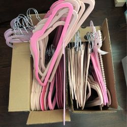 Kids Girl Velvet Hangers 