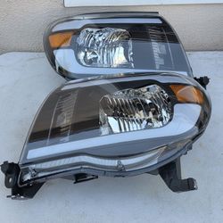 05-11 Toyota Tacoma LED DRL Headlights Luces Micas Calaveras Faros Faroles Focos Headlamps 