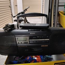 Sony Boom Box With Remote
