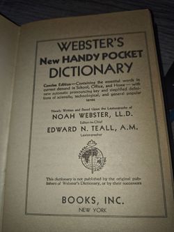 Vintage websters