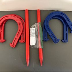 deluxe rubber, horseshoe set